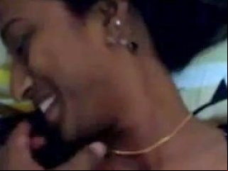 Dusky And Slender South Indian Beauty Oral Service